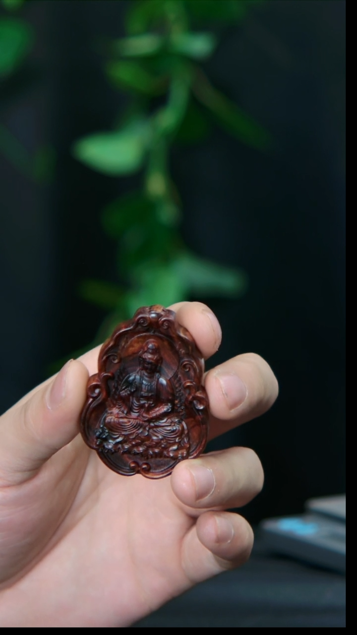 【闪购商品】黄花梨/降香黄檀手串/手链观音牌