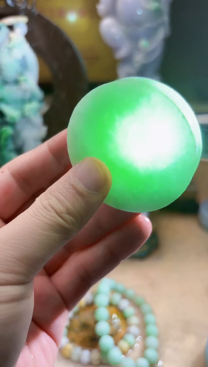 未镶嵌挂件翡翠A货张优9388