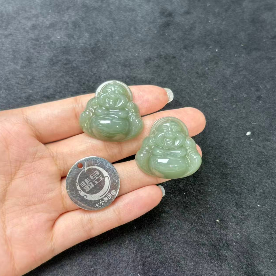 39933T07-3BH20-和田玉吊坠绑绳-多样性发其一