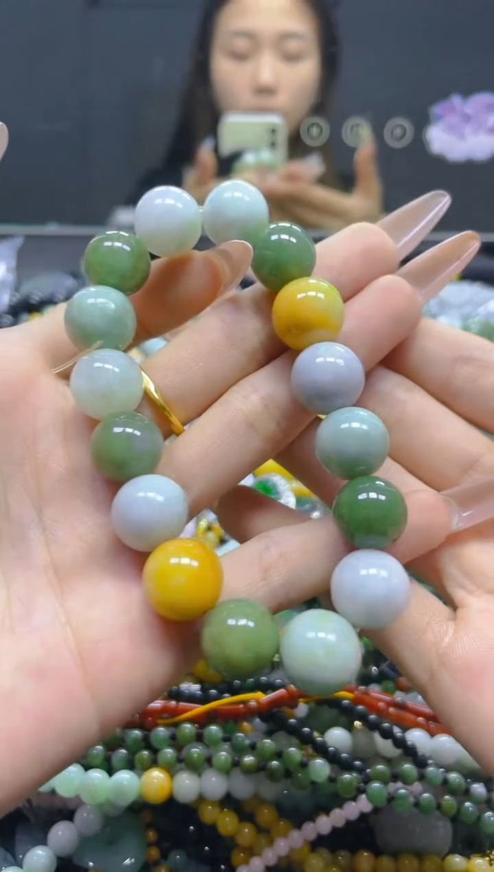 翡翠未镶嵌颈饰13MM/E/翡翠A货，一件也是批发价
