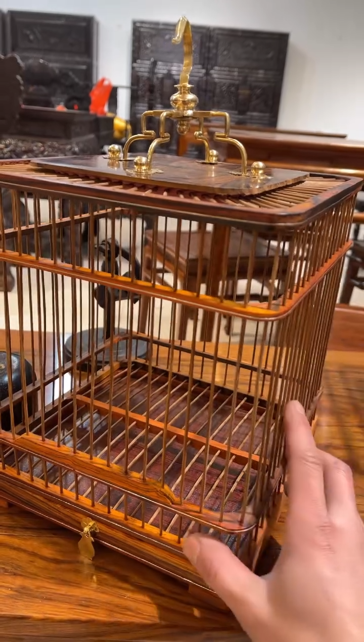 【闪购商品】木木雕鸟笼、、、、、、、、