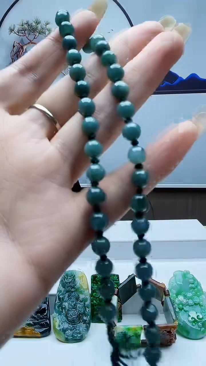 未镶嵌定制翡翠毛货挂件73