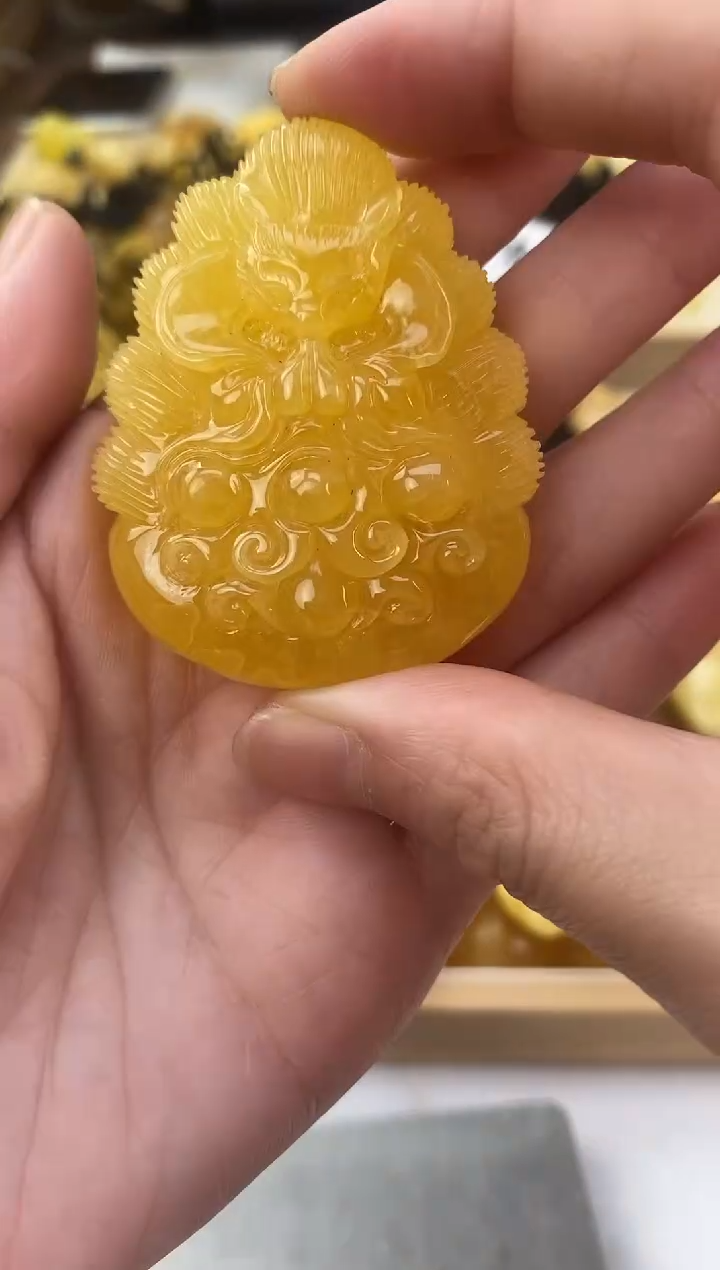 裸石琥珀未镶嵌天然琥珀蜜蜡