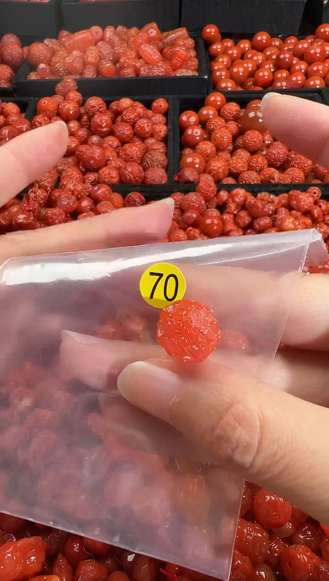 颈饰未镶嵌南红玛瑙1