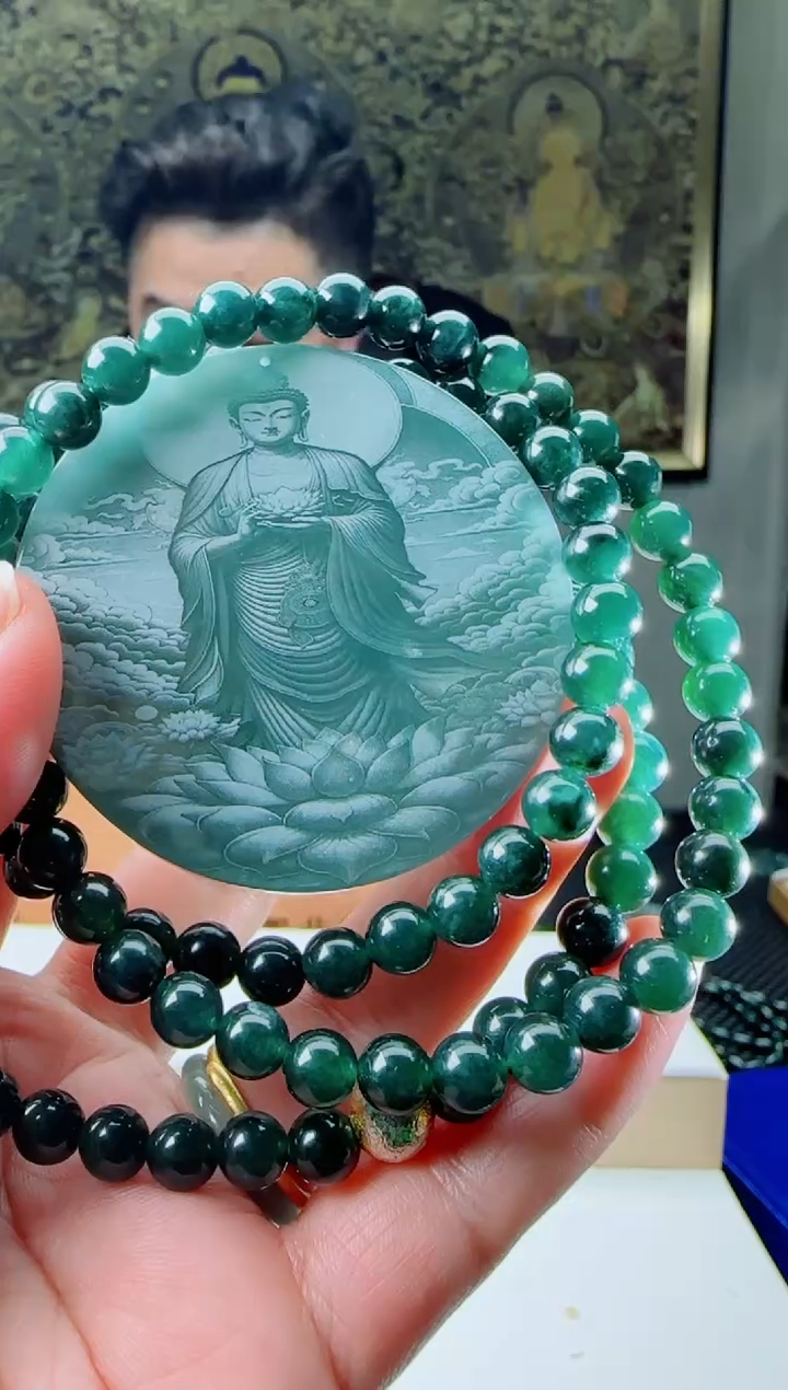 【闪购商品】翡翠颈饰未镶嵌多样性随机发其一