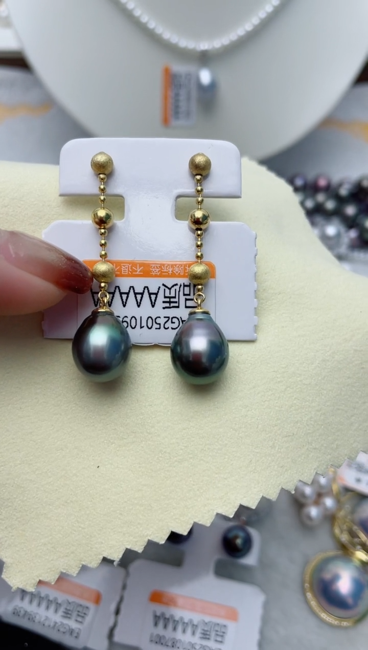 【闪购商品】海水珍珠耳饰银S925镶嵌W33