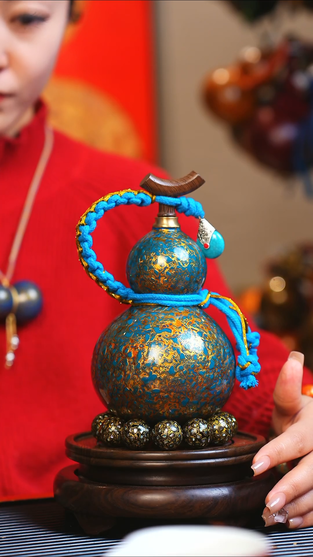 【闪购商品】JP120大师姐臻选非遗大漆酒葫芦