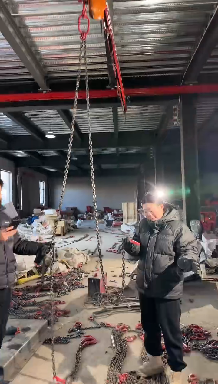 索具3吨3米双腿8mm链条羊角吊钩一套（不退不换）