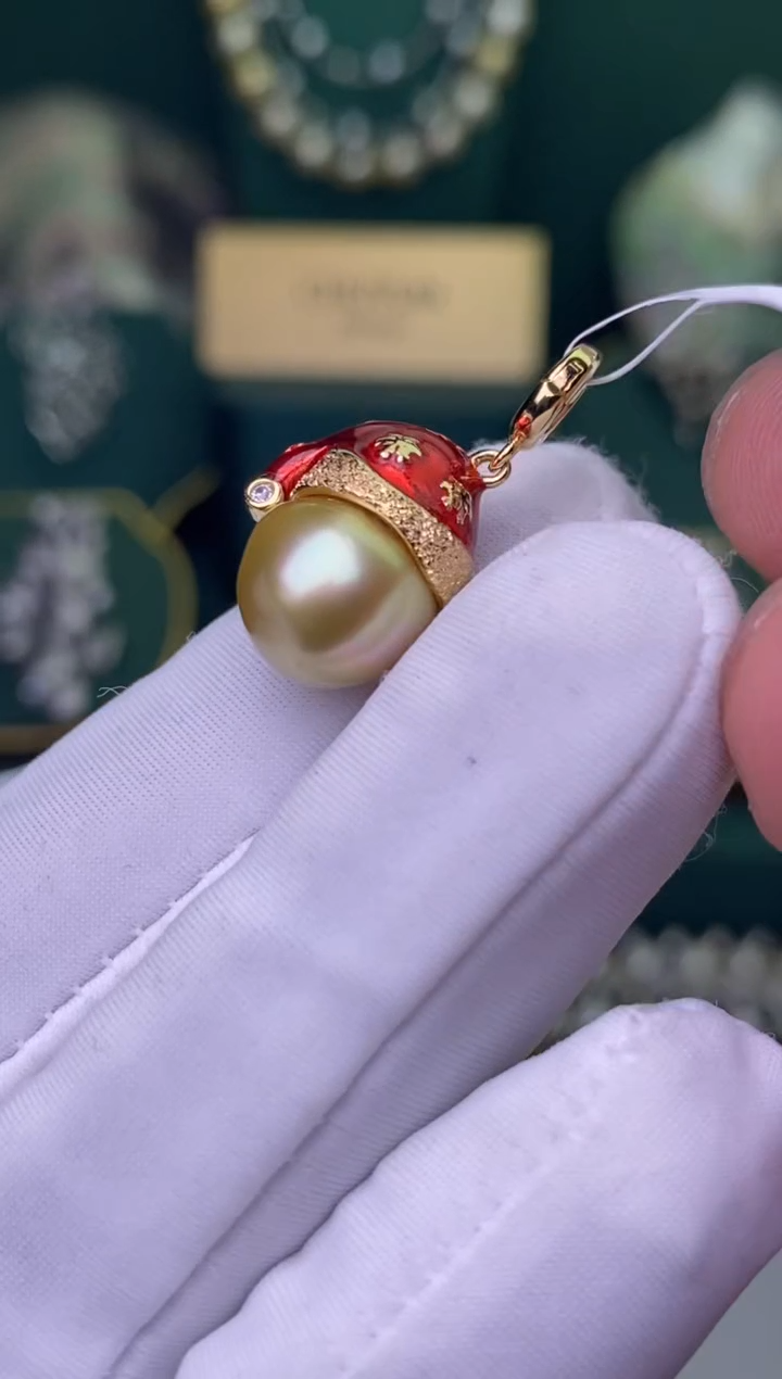 【闪购商品】海水珍珠颈饰银S925镶嵌11-12