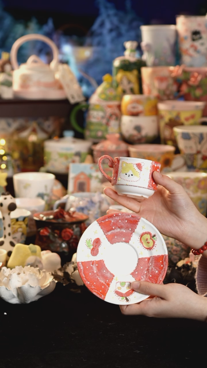 其他陶景德镇釉下彩手绘设计师款陶瓷