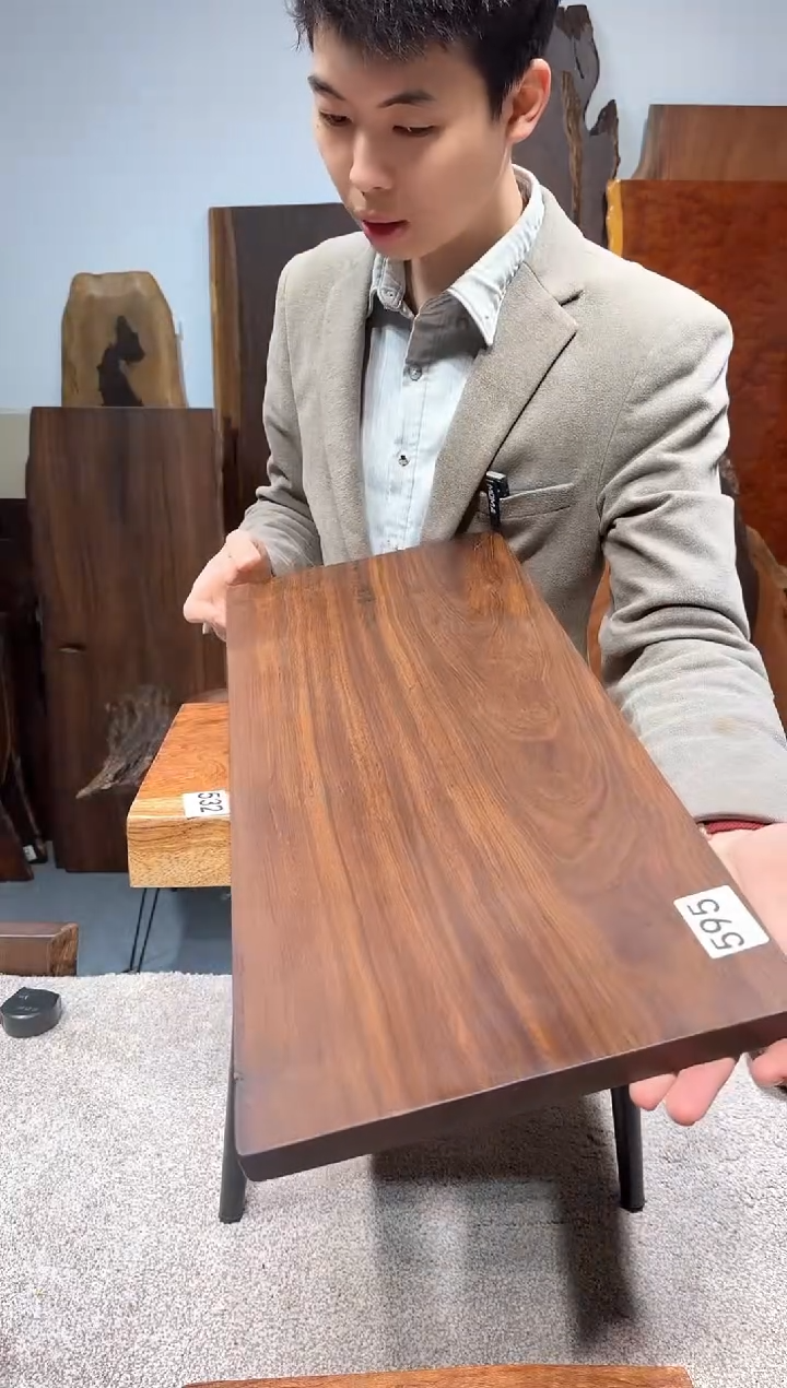 【闪购商品】风车木（黑檀木）尺寸55*26*2.3编号595