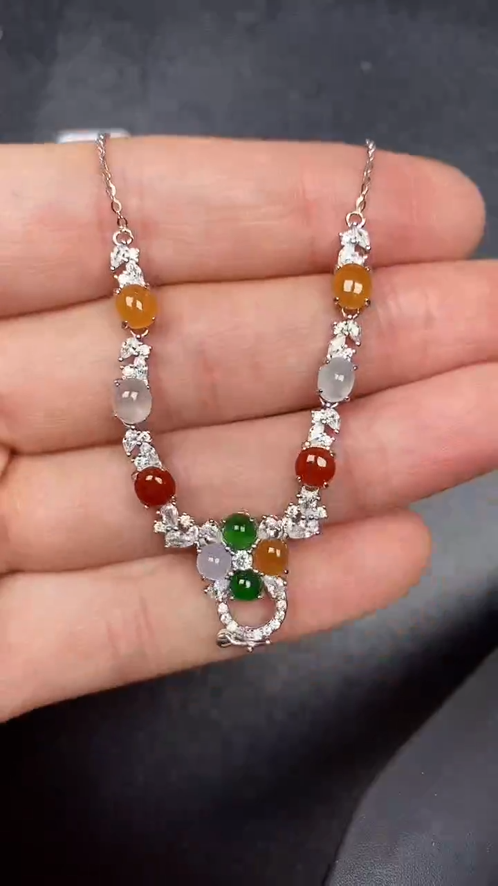 银S925镶嵌戒指翡翠2560