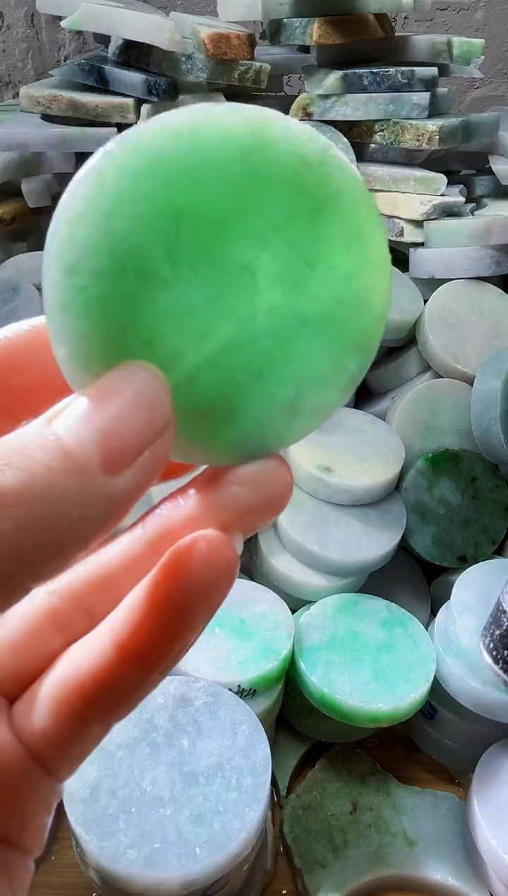 裸石翡翠天然翡翠A货玉 南 383