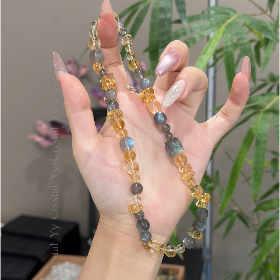 【Yy】天然水晶+银配设计款饰品下单链接                     .   