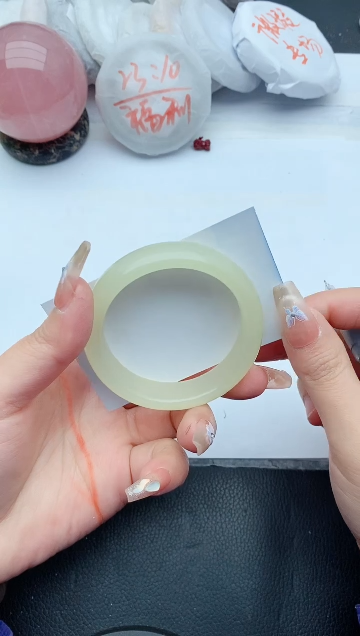 【闪购商品】石英质玉手镯未镶嵌F254+51/52