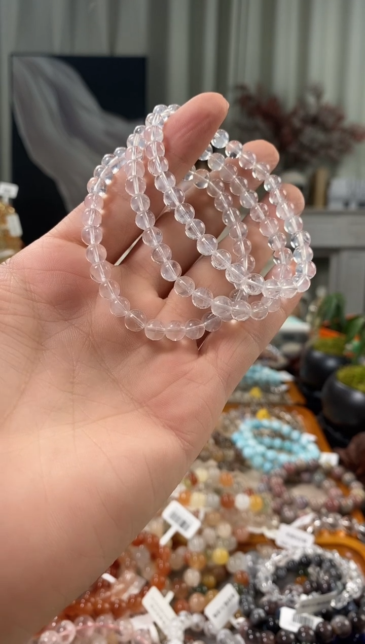 未镶嵌手链水晶方**子蓝针