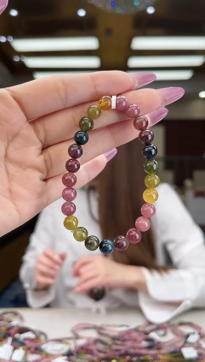 【闪购商品】碧玺/未镶嵌7mm+碧玺单圈6多样性发货