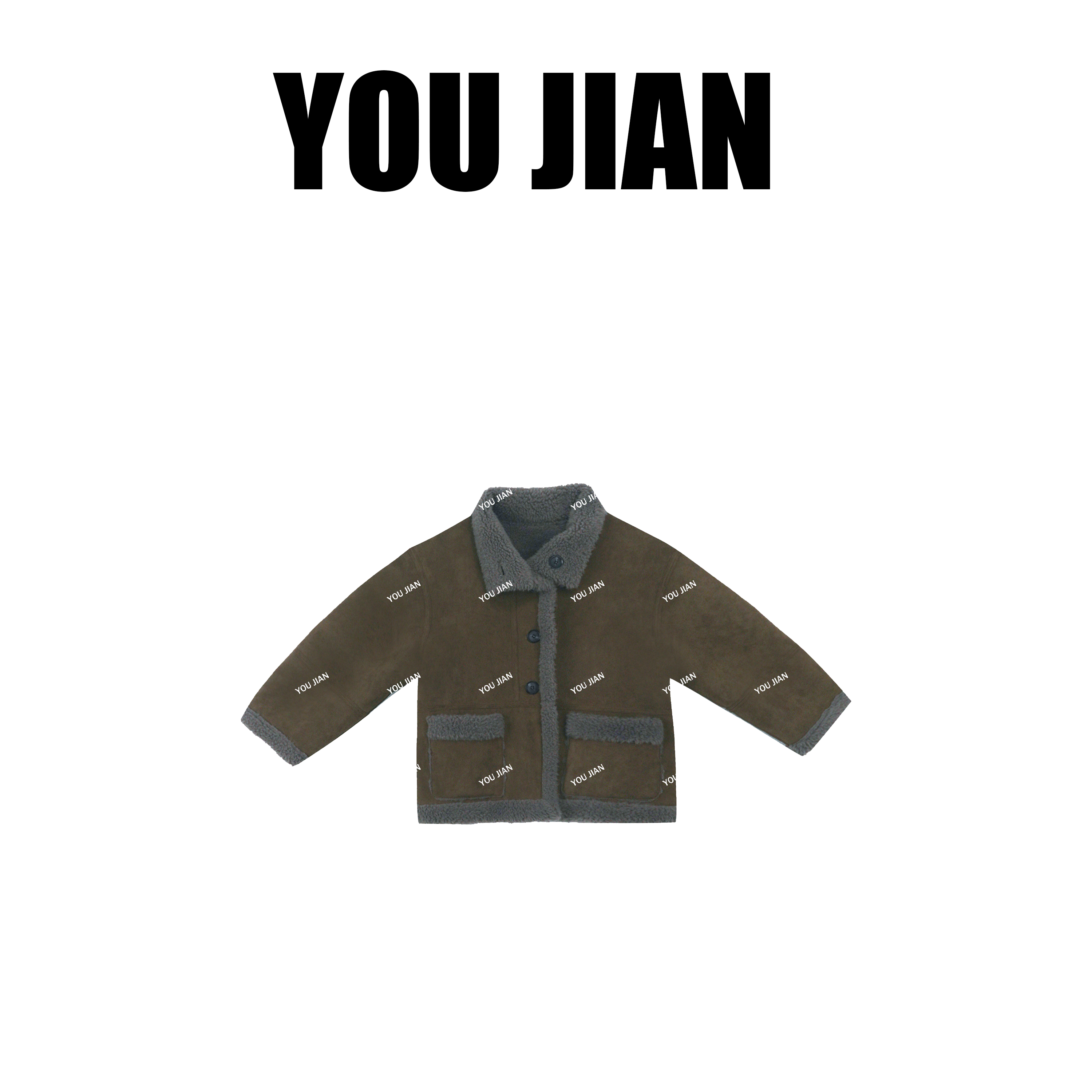 白富美～氛围感复古磨毛反绒皮毛一体两面穿外套慵懒高级感