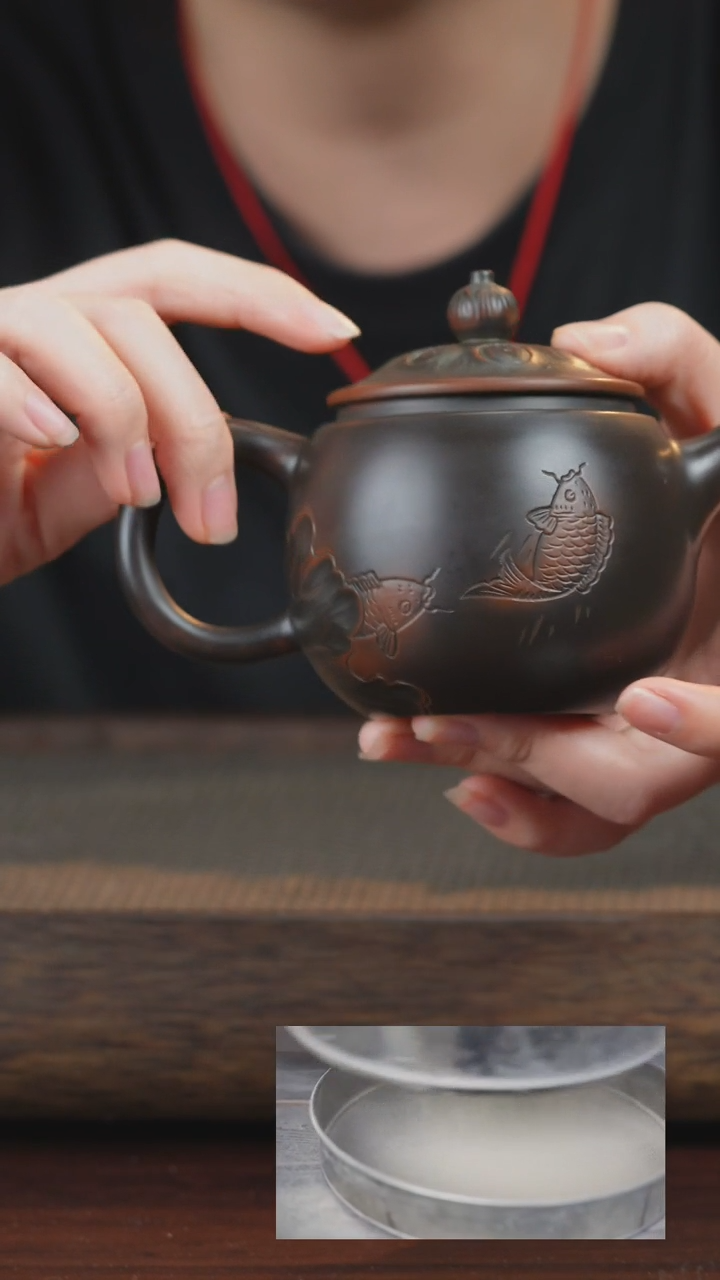 【闪购商品】壶开播放漏福利纯手工原矿泥料约251ml