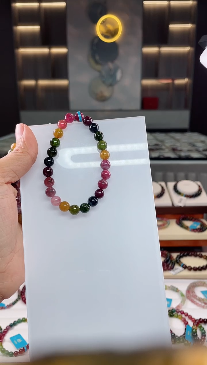 【闪购商品】碧玺单圈手串未镶嵌（多样性发一条）Q