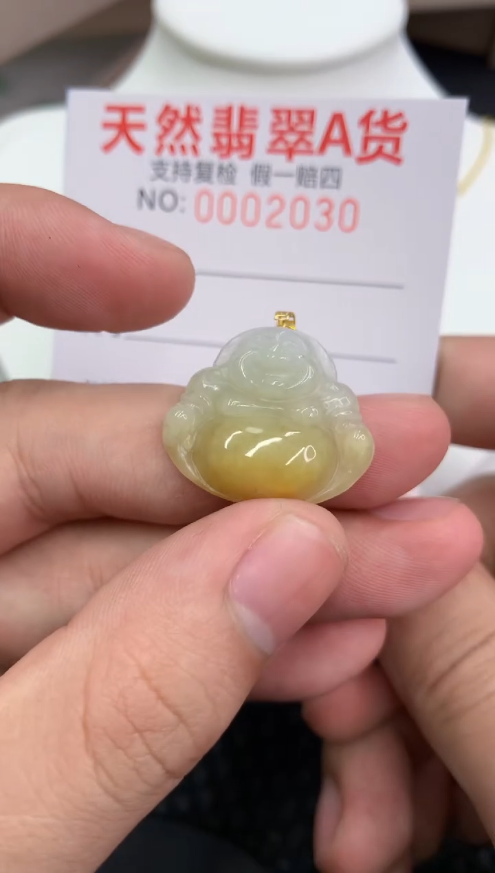 【闪购商品】翡翠颈饰18K金镶嵌11111111111