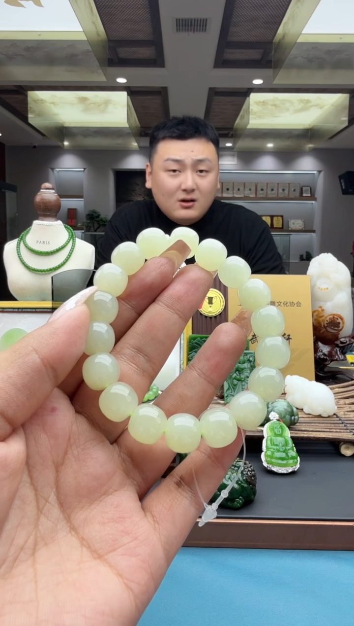 未镶嵌手串和田玉hsl12