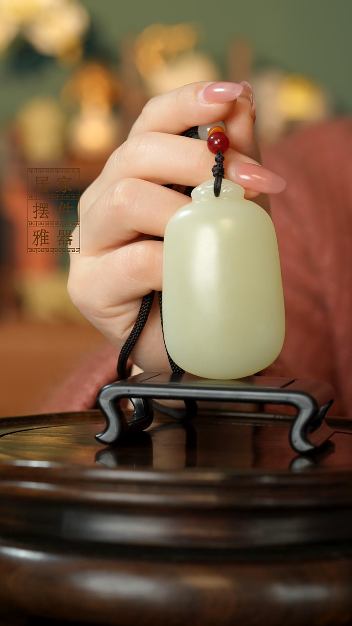 玉《如意手把》摆件