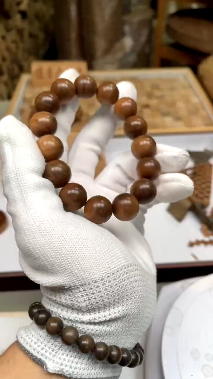 【闪购商品】檀香木其他1.5黑肉虎皮纹单圈