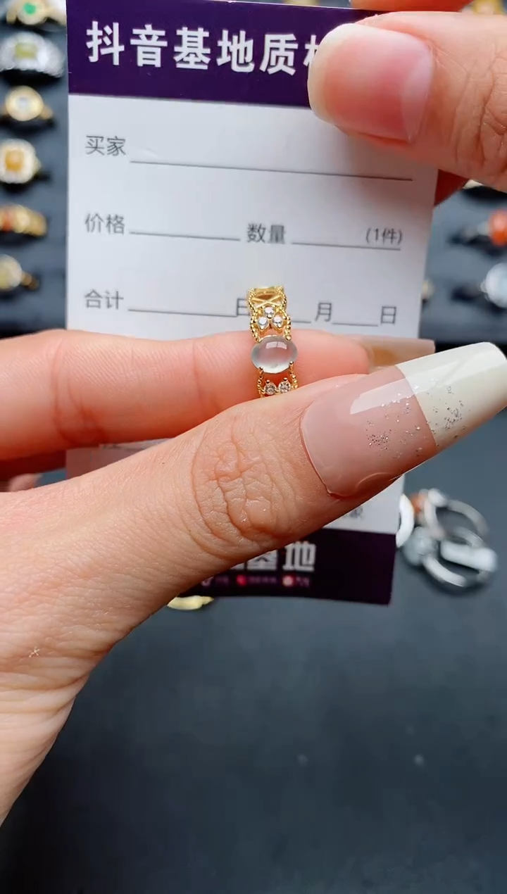 【闪购商品】翡翠戒指银S925镶嵌..........