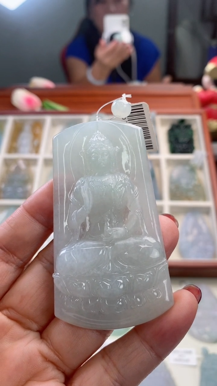 颈饰未镶嵌翡翠**天然缅甸翡翠A货