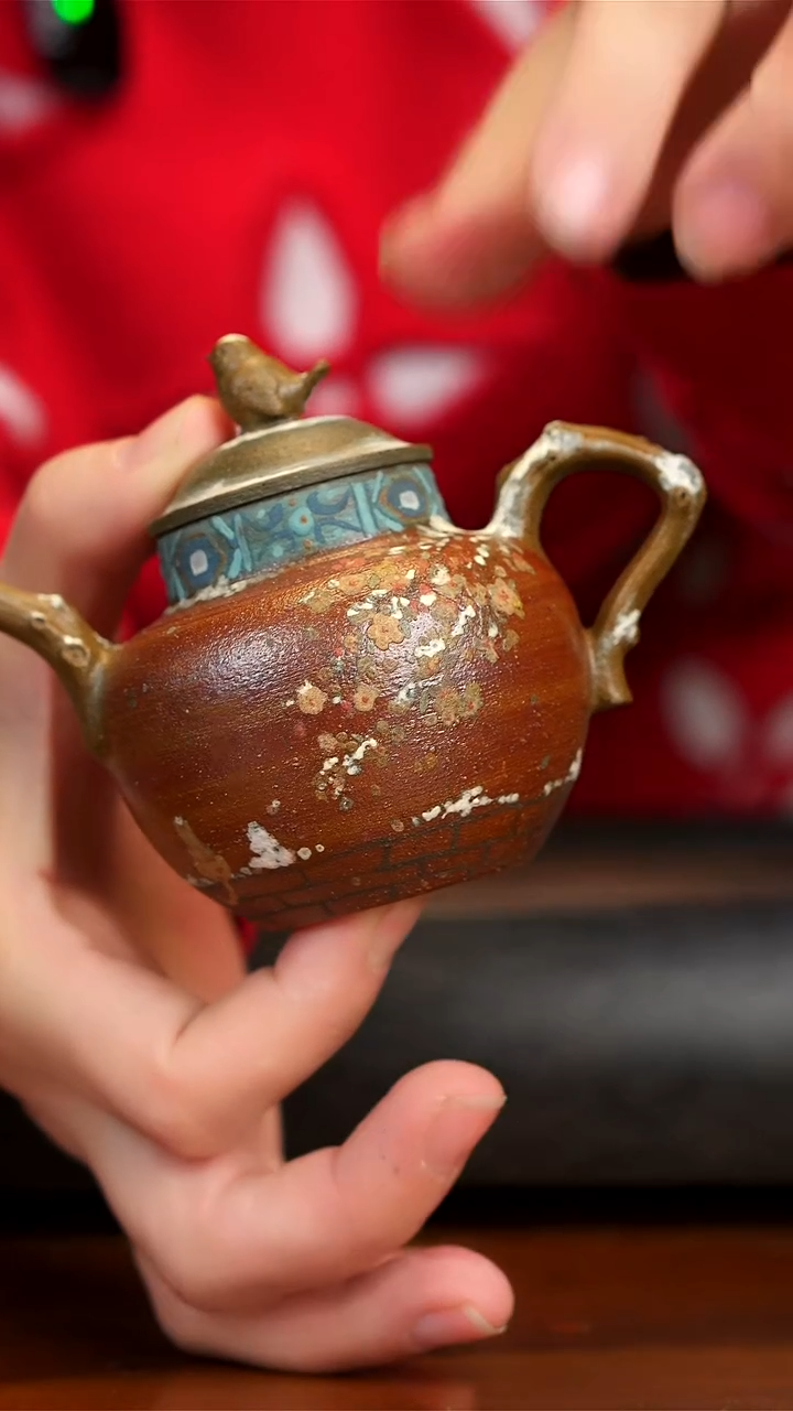 【闪购商品】紫砂茶壶故宫的冬/猫 观羽柴烧