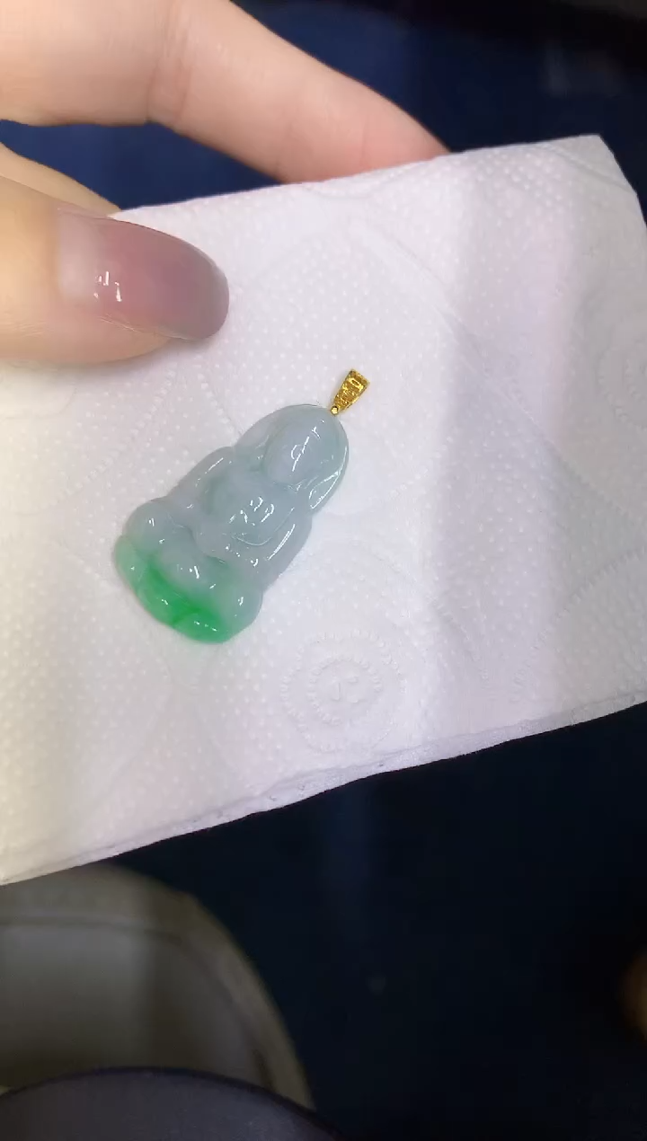 颈饰未镶嵌翡翠缅甸天然翡翠A货