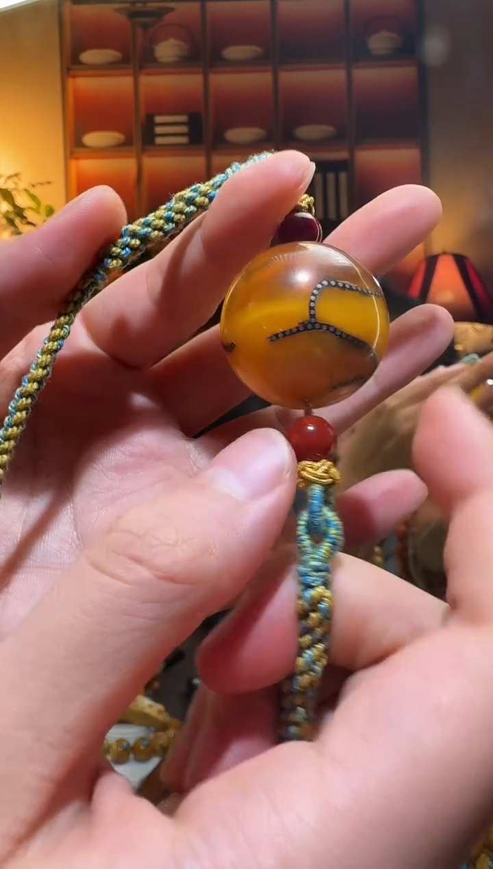 蜜蜡颈饰未镶嵌332天然蜜蜡珠宝奇石
