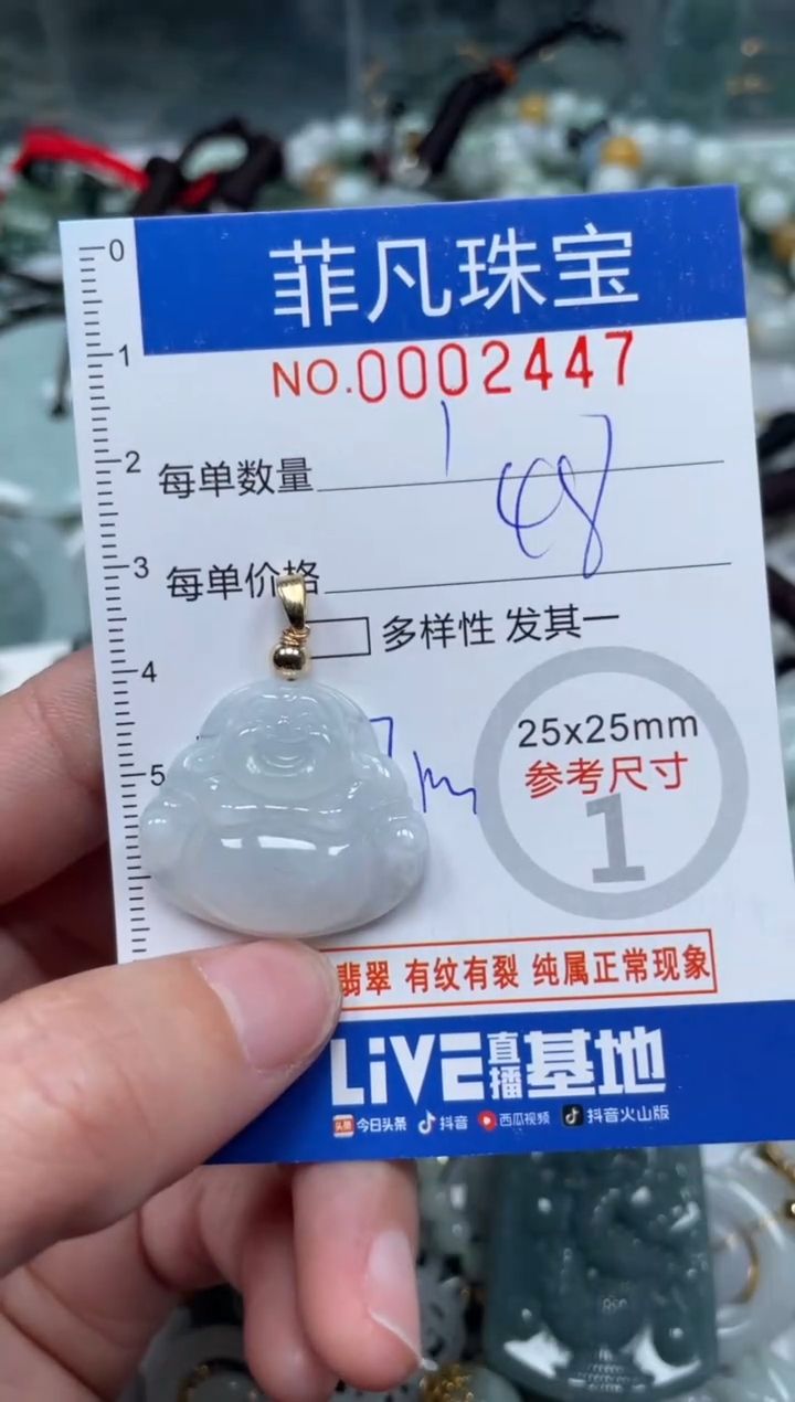 【闪购商品】翡翠颈饰未镶嵌00..2447