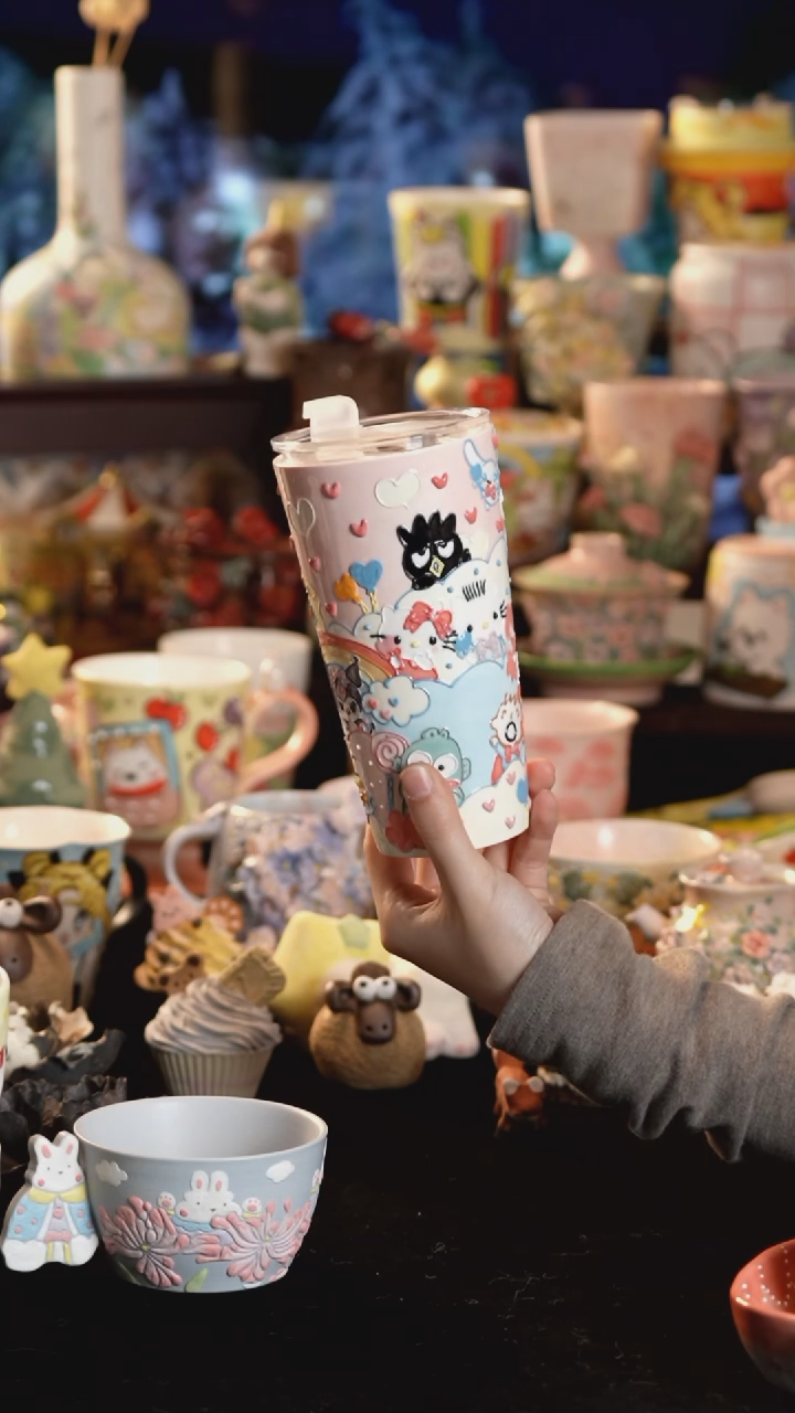 其他陶景德镇釉下彩手绘设计师款陶瓷