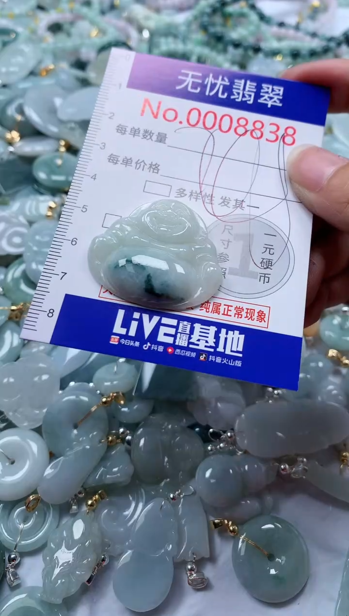 翡翠未镶嵌吊坠(不含链)8838