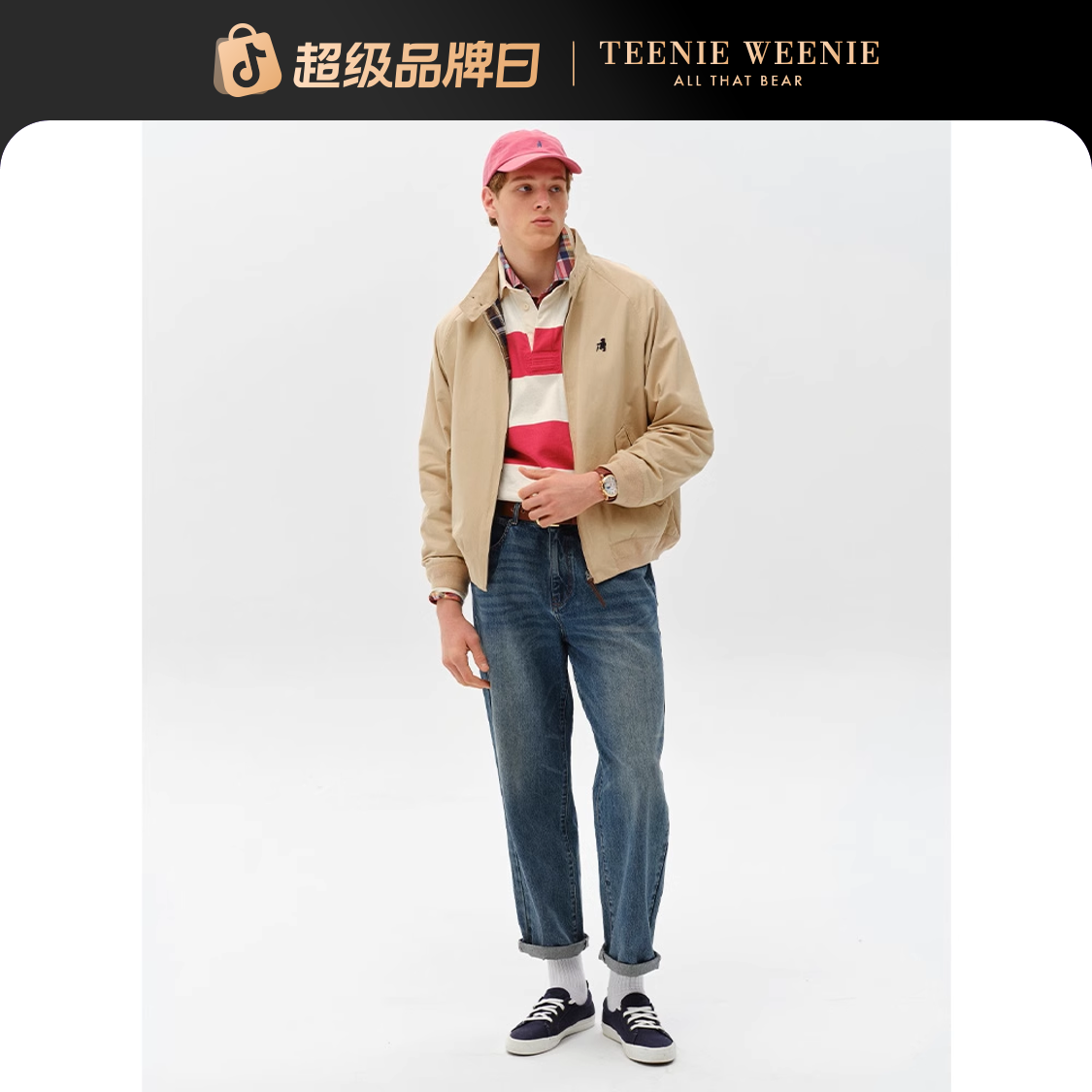 TeenieWeenie男装冬季商务夹克工装外套潮牌男上衣TNJJ25DC18R