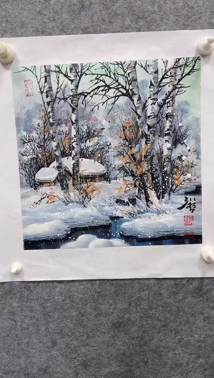 【闪购商品】国画张一哲老师国画作品25