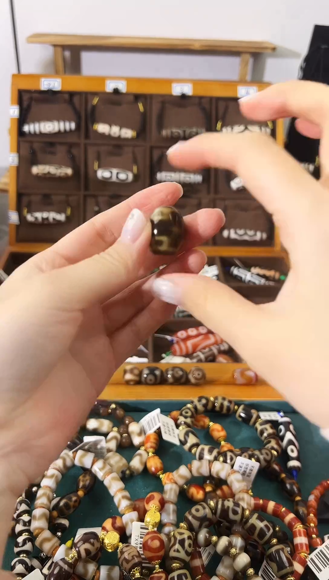 玛瑙/玉髓（覆膜）颈饰未镶嵌67（微瑕随机发货）