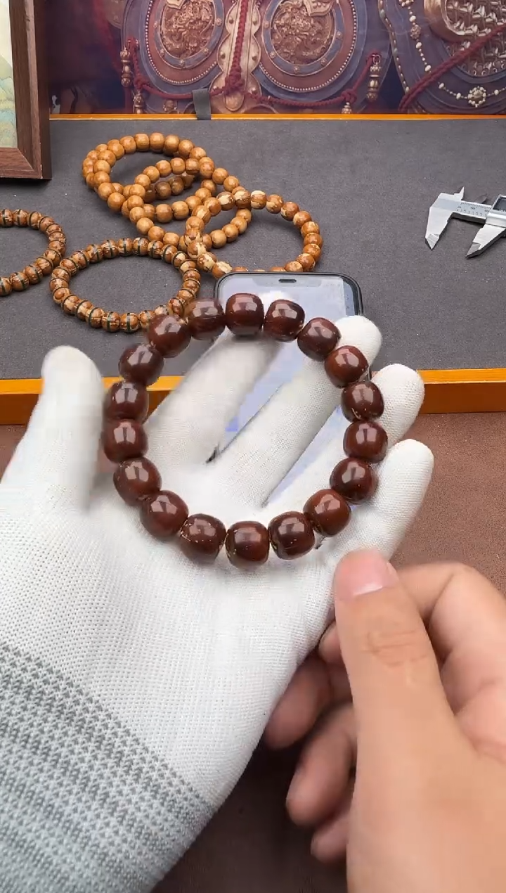 手串紫金鼠80号实心