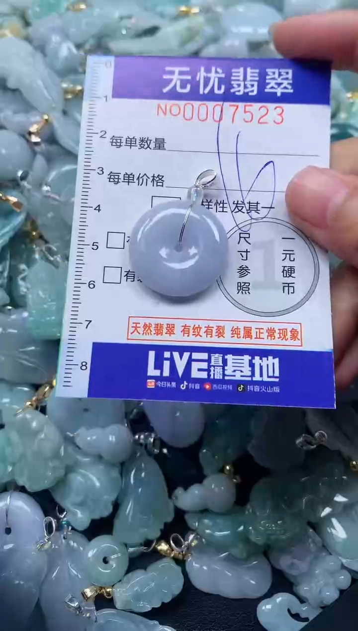 颈饰未镶嵌翡翠7523