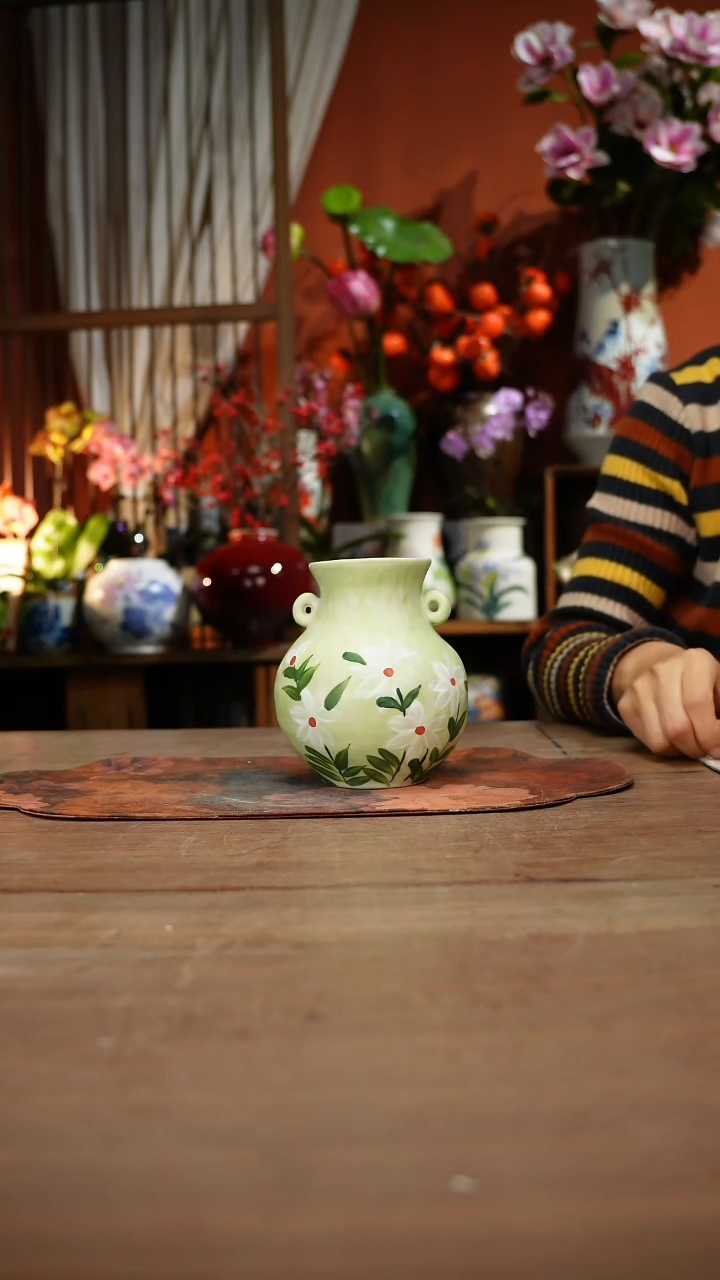 瓷片高温釉下彩手绘陶瓷餐具