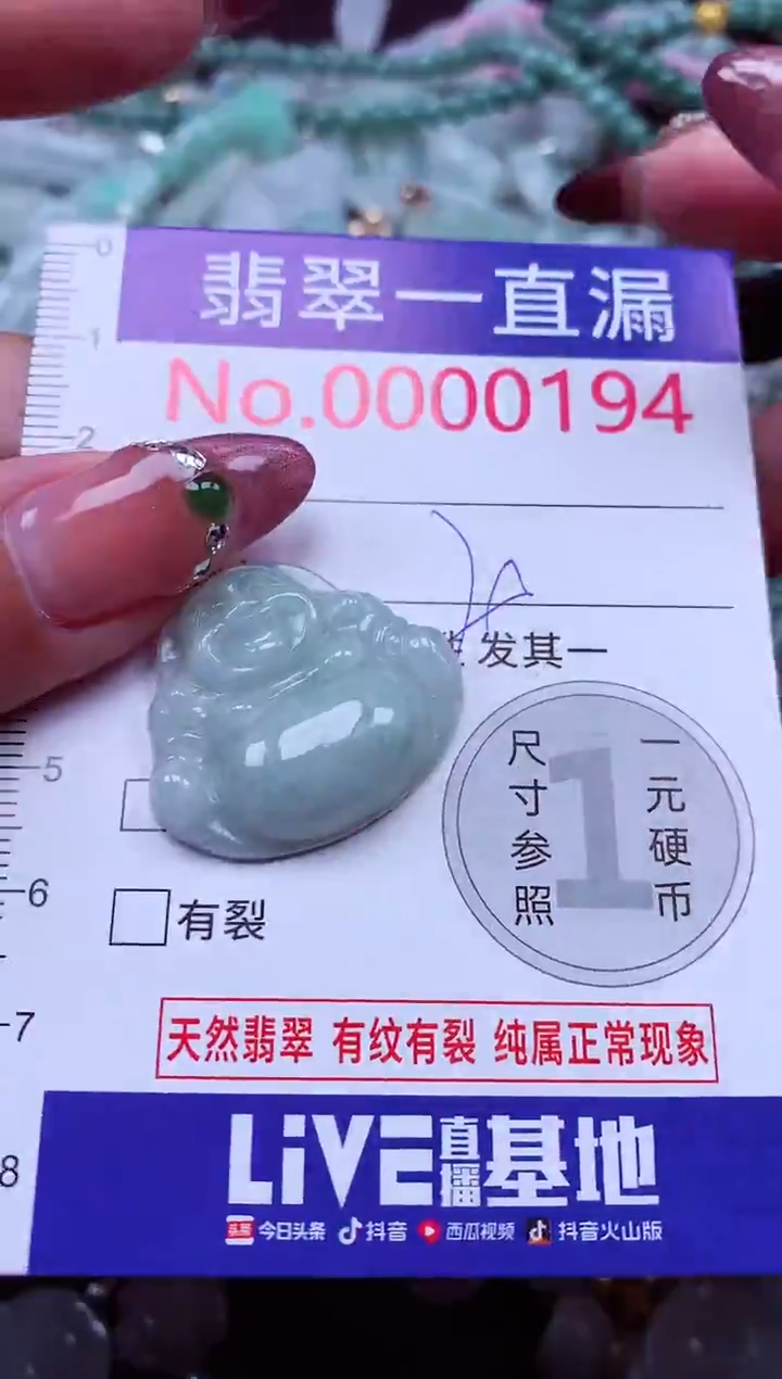 颈饰未镶嵌翡翠194