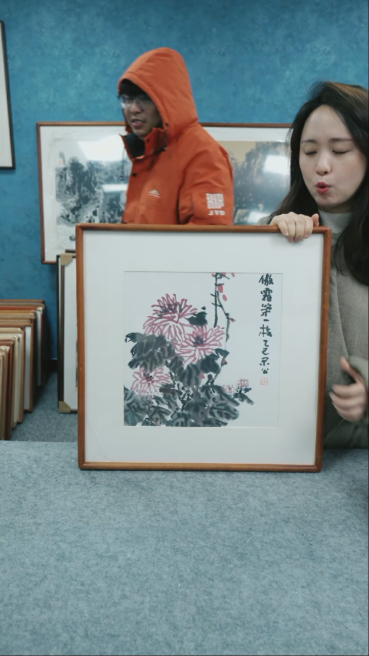 【闪购商品】国画50*50本土老师花鸟