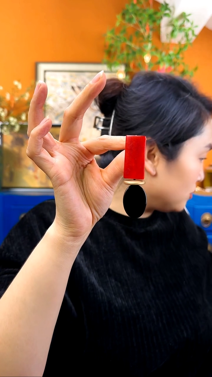 纯铜925银无耳钉