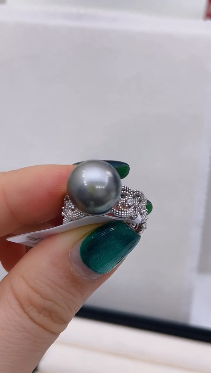 【闪购商品】海水珍珠戒指银S925镶嵌100