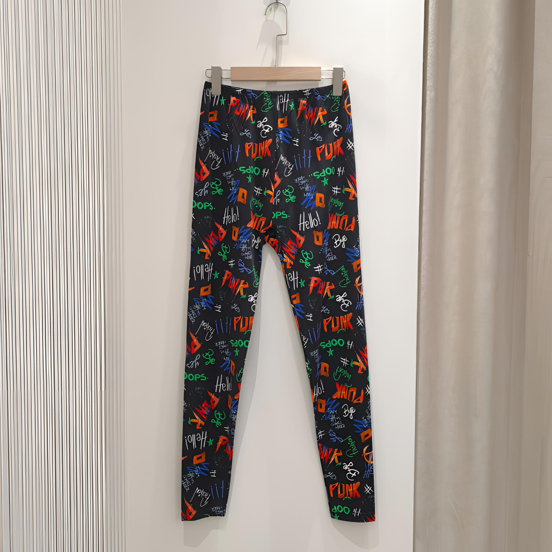 桑蚕丝印花休闲裤女秋装真丝打底裤小脚弹力长裤居家睡裤1346