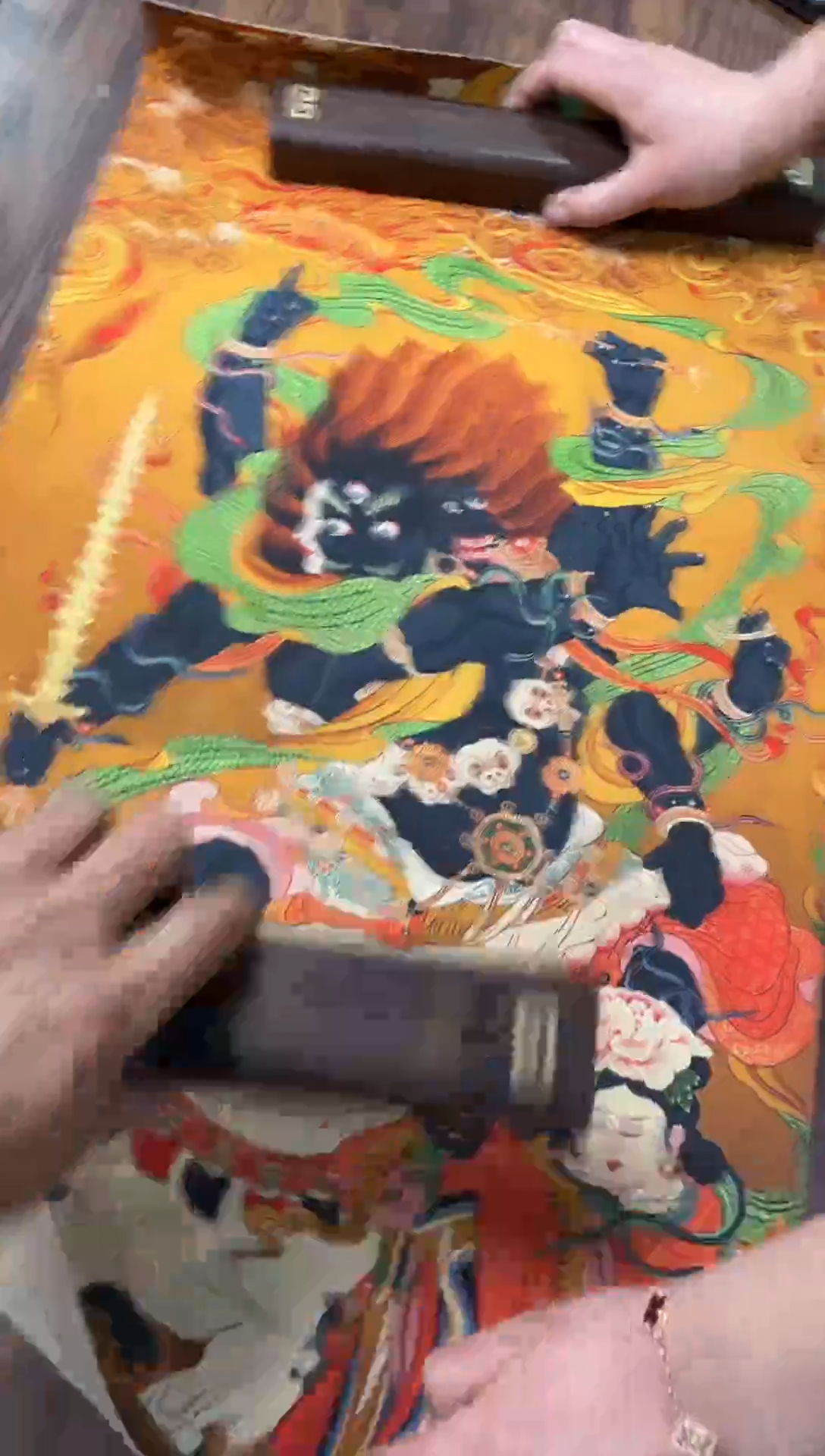 卷轴画老三的唐卡tk16