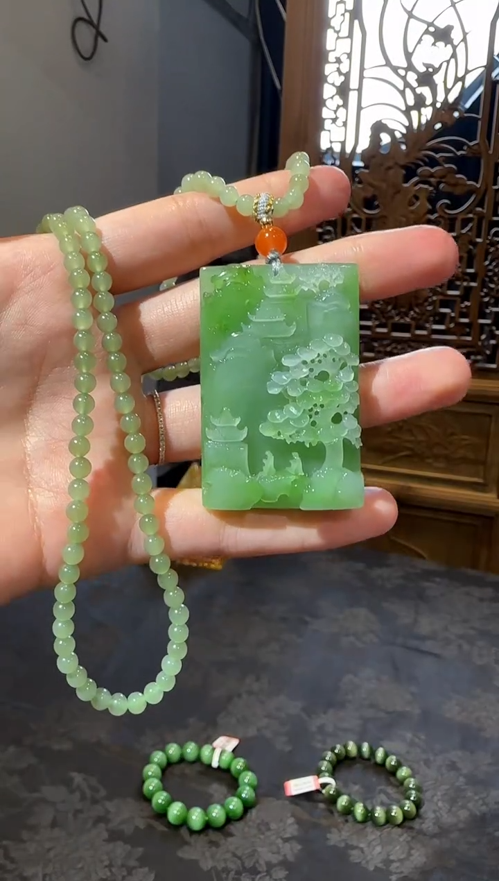 【闪购商品】和田玉吊坠未镶嵌1