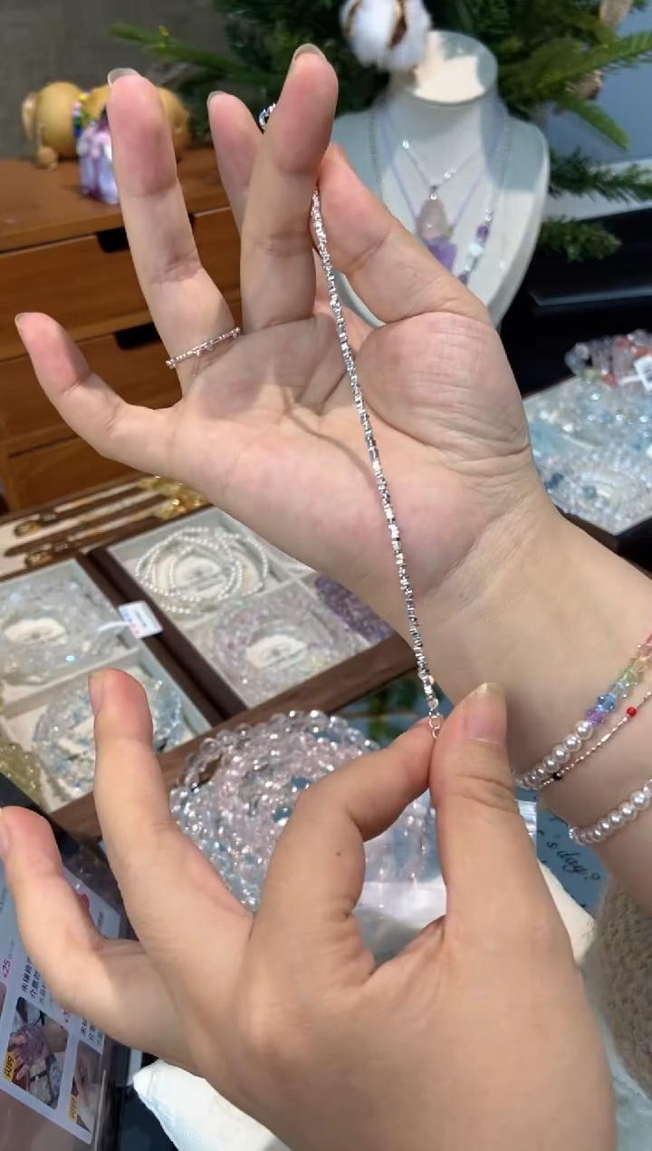 未镶嵌手串水晶孤品捡漏均匀瑕疵介意勿拍